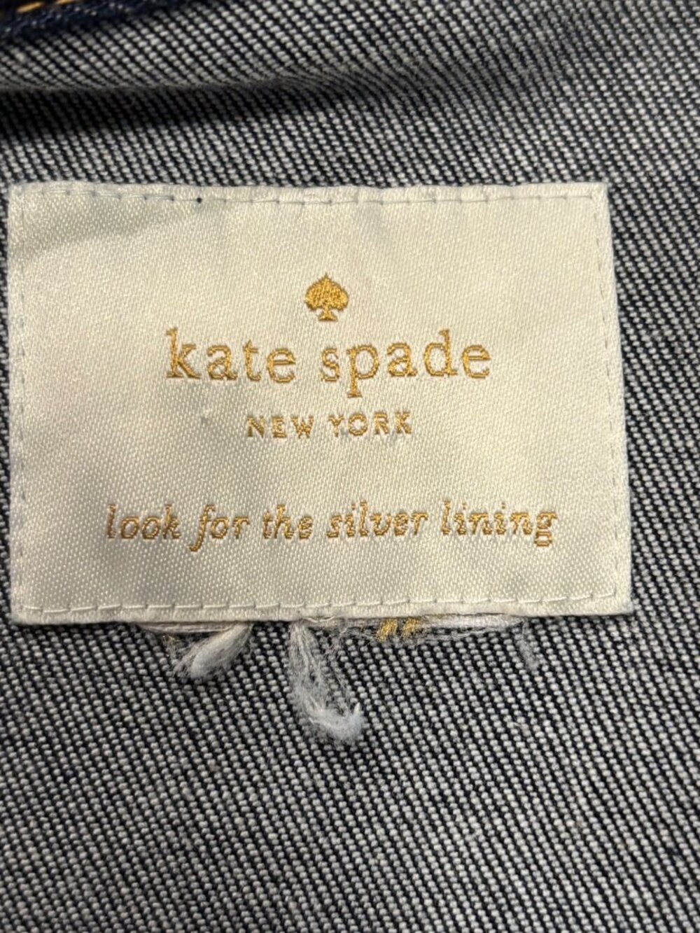 Kate Spade Embroidered Denim Shirt Dress Women’s 4? (See Measurements) Ruffle Bu - Picture 6 of 9